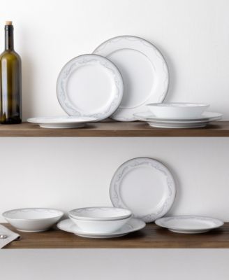 Satin Flourish Set of 4 Soup Bowls, 7.50", 12 oz.