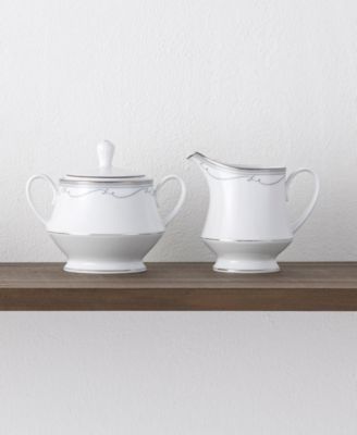 Satin Flourish Sugar & Creamer Set