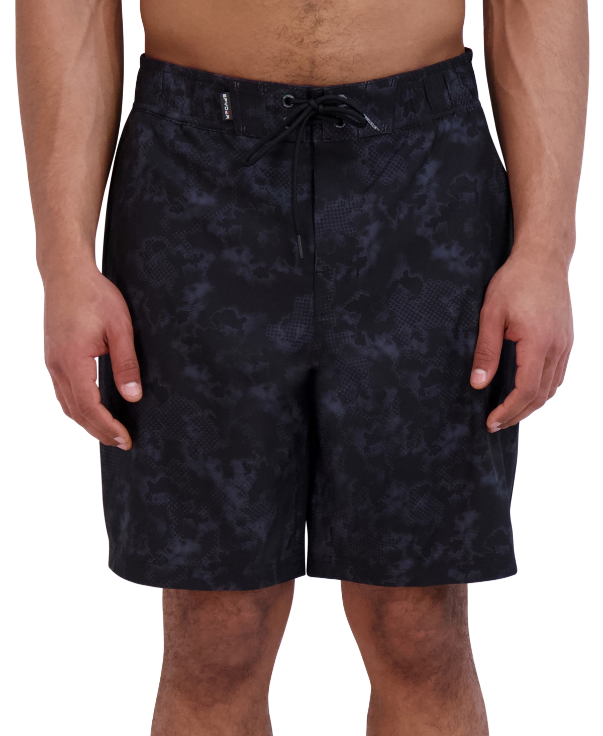 Spyder Men's Laser-cut Board Shorts In Black