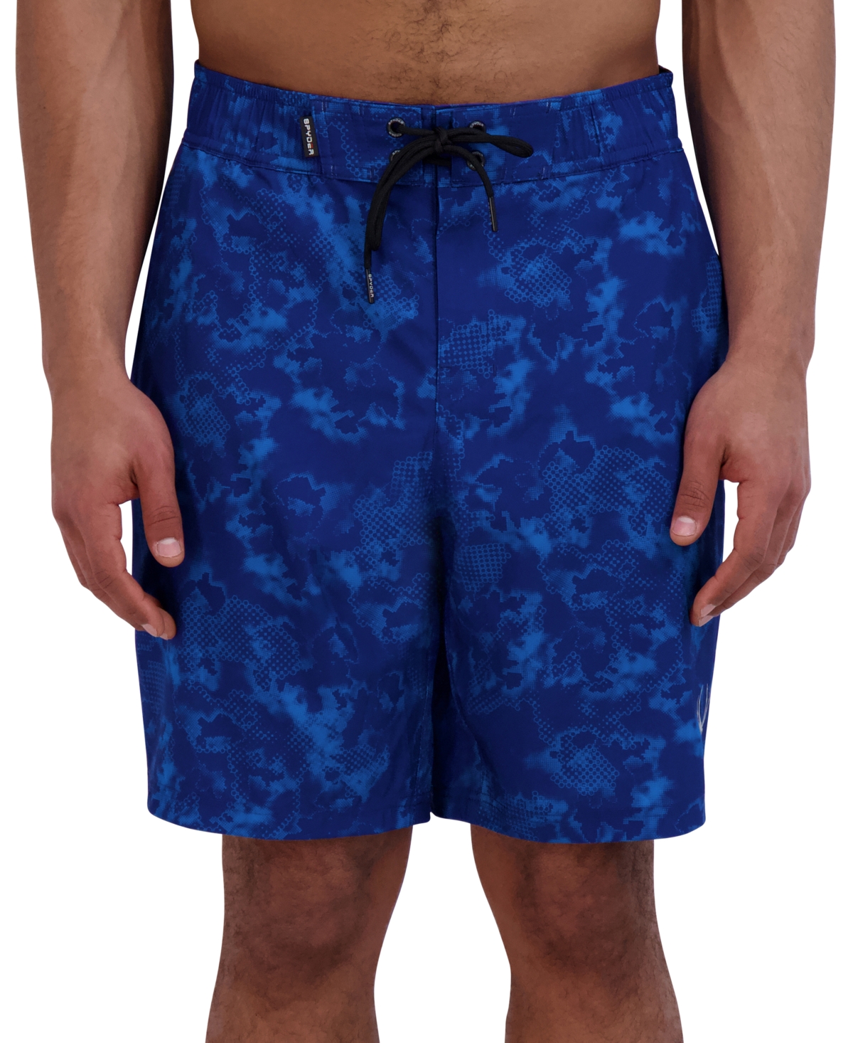 Spyder Men's Laser-cut Board Shorts In Surf Blue