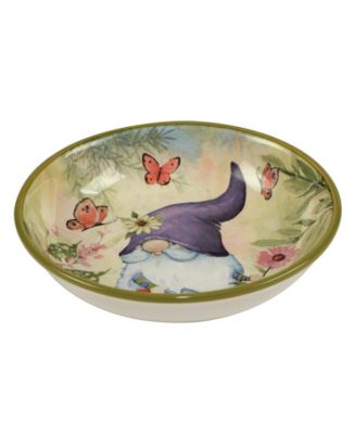 Garden Gnomes Set of 4 Soup/Pasta Bowl
