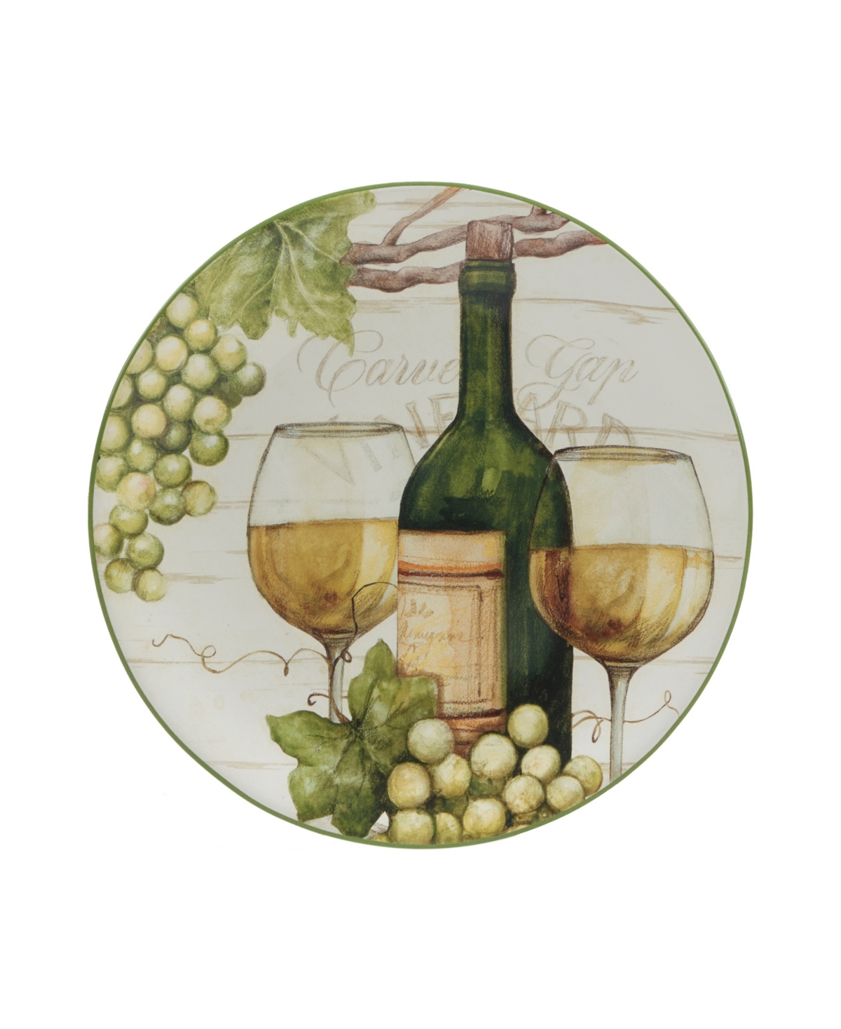 Certified International Meadow Brook Vineyard Set of 4 Salad Plate