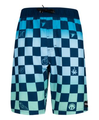 Photo 1 of SIZE L - Hurley Little Boys Character Check Pull-On Swim Trunks