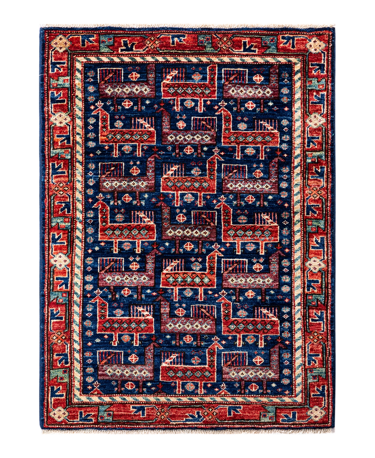 Adorn Hand Woven Rugs Serapi M1982 6'5" X 9'5" Area Rug In Beige