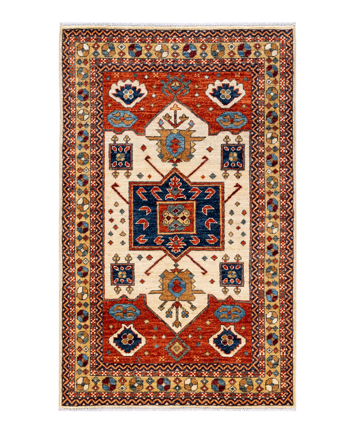 Adorn Hand Woven Rugs Serapi M1982 4'1in x 5'10in Area Rug - Ivory