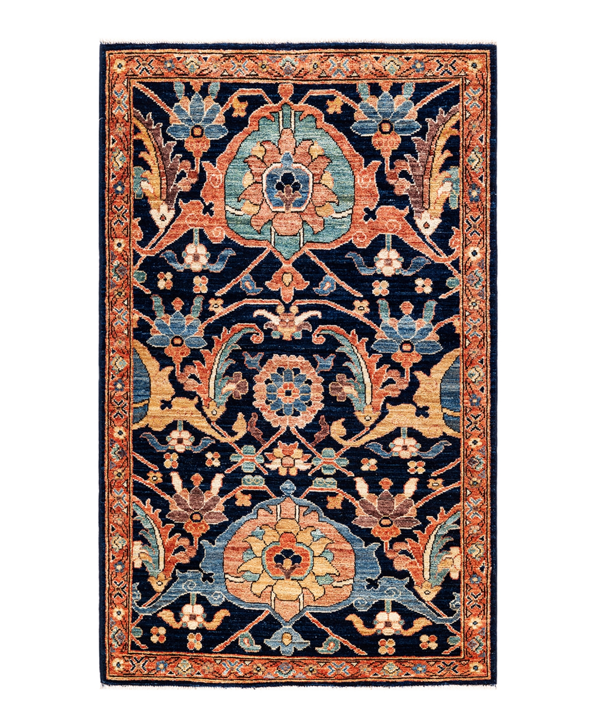 Adorn Hand Woven Rugs Serapi M1982 4'2in x 7'9in Area Rug - Ivory