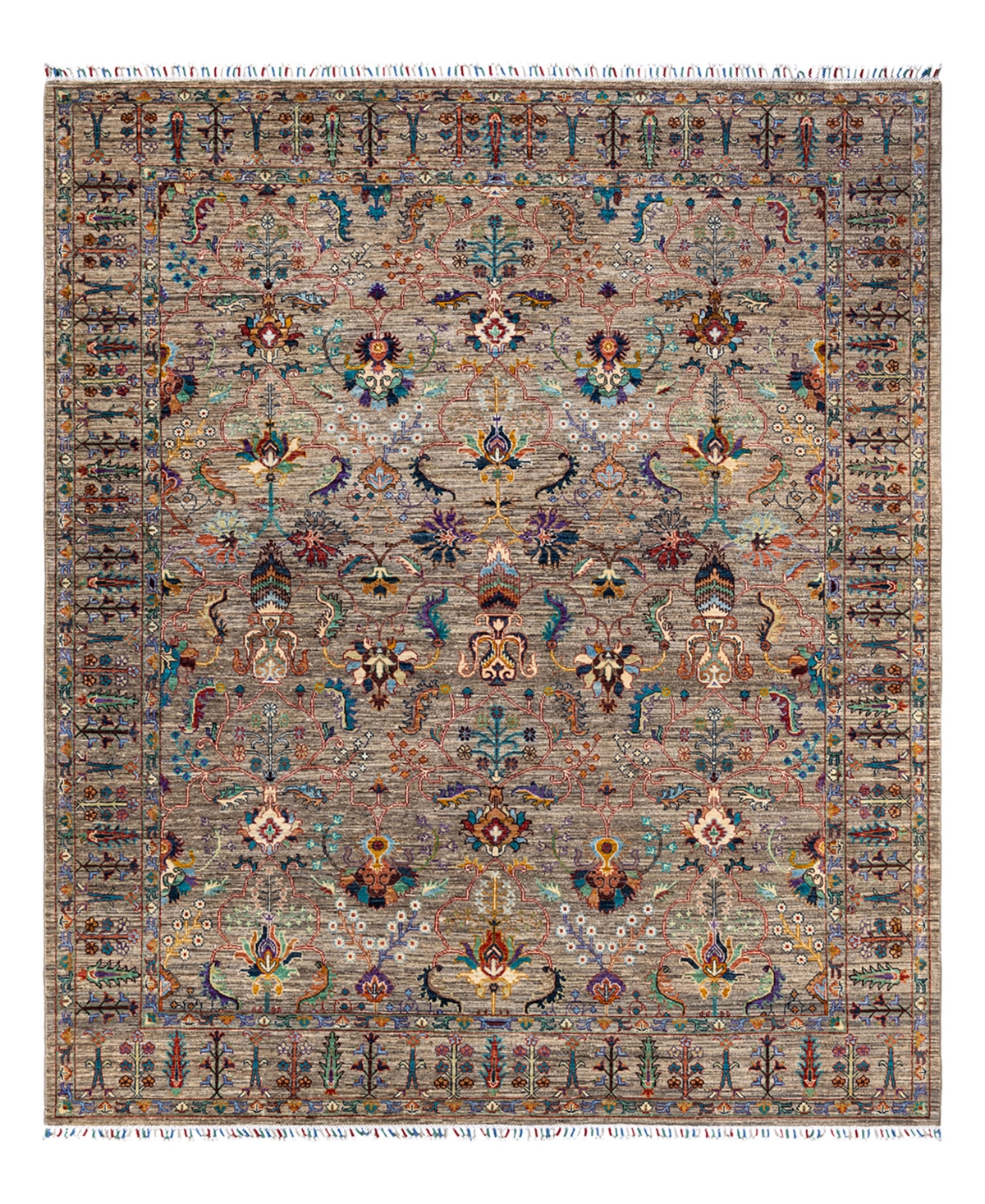Adorn Hand Woven Rugs Oushak M1982 8'3in x 10'5in Area Rug - Mist