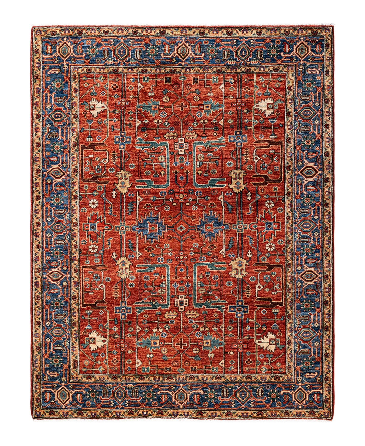 Adorn Hand Woven Rugs Oushak M1982 3'1in x 4'9in Area Rug - Brown