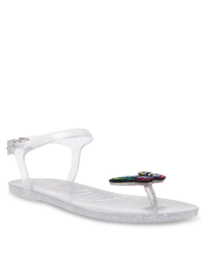 AUTH CHANEL CC Camellia Thong Jelly Rubber Sandals 36 Black/Ivory New fm  Japan $509.99 - PicClick
