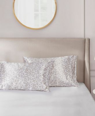 Printed Satin Pillowcase Pair, King 