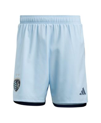 Men s adidas Light Blue Sporting Kansas City 2023 Home AEROREADY Authentic Shorts Macy s