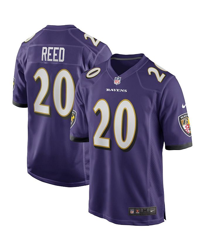 Nike Men s Ed Reed Purple Baltimore Ravens Game Retired Player