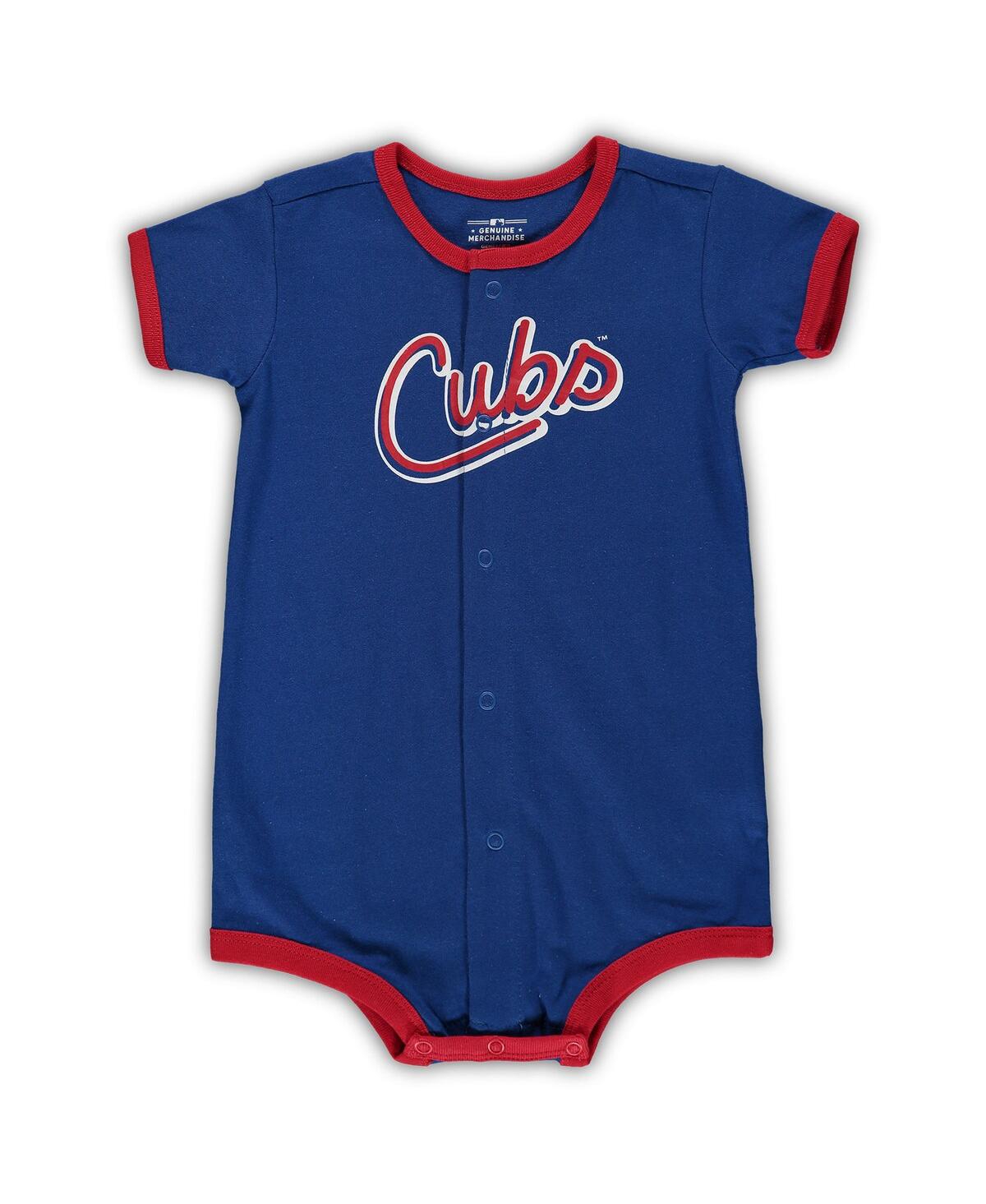 Shop Outerstuff Infant Boys And Girls Royal Chicago Cubs Power Hitter Romper
