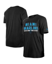 Profile Women's Heathered Charcoal/Black Miami Marlins Plus Size Colorblock T-Shirt in Heather Charcoal