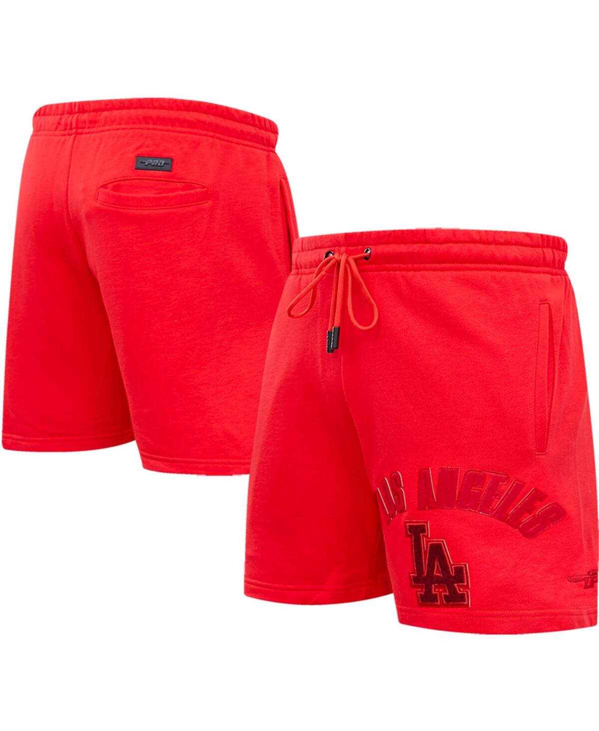 Shop Pro Standard Men's  Los Angeles Dodgers Triple Red Classic Shorts