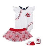 Outerstuff Newborn & Infant Red/Heather Gray St. Louis Cardinals Little Fan Two-Pack Bodysuit Set at Nordstrom, Size 0-3 M
