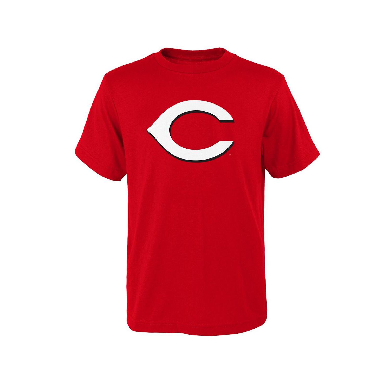 Big Boys and Girls Red Cincinnati Reds Logo Primary Team T-shirt