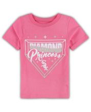 Girls Toddler Soft As A Grape Pink Kansas City Royals Ruffle Collar T-Shirt