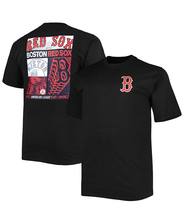 Profile Men's Black Boston Red Sox Two-Sided T-Shirt