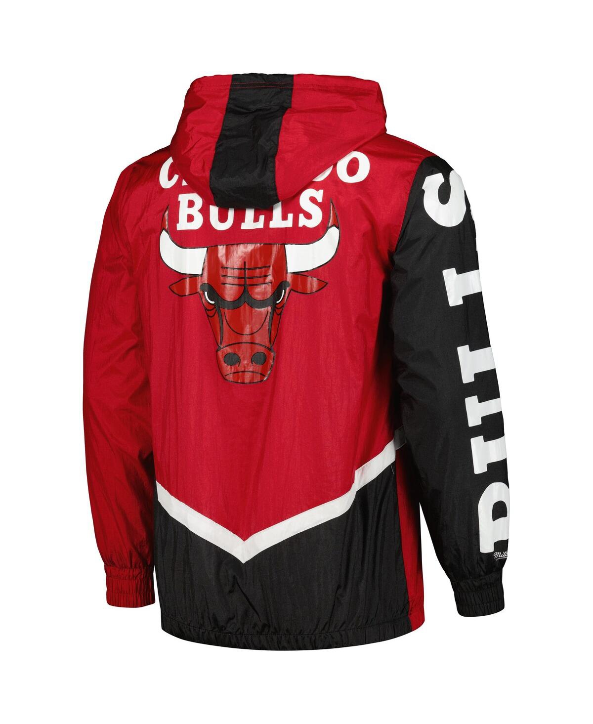 Mitchell & Ness Men's  Red Chicago Bulls Undeniable Full-zip Windbreaker Jacket In Red