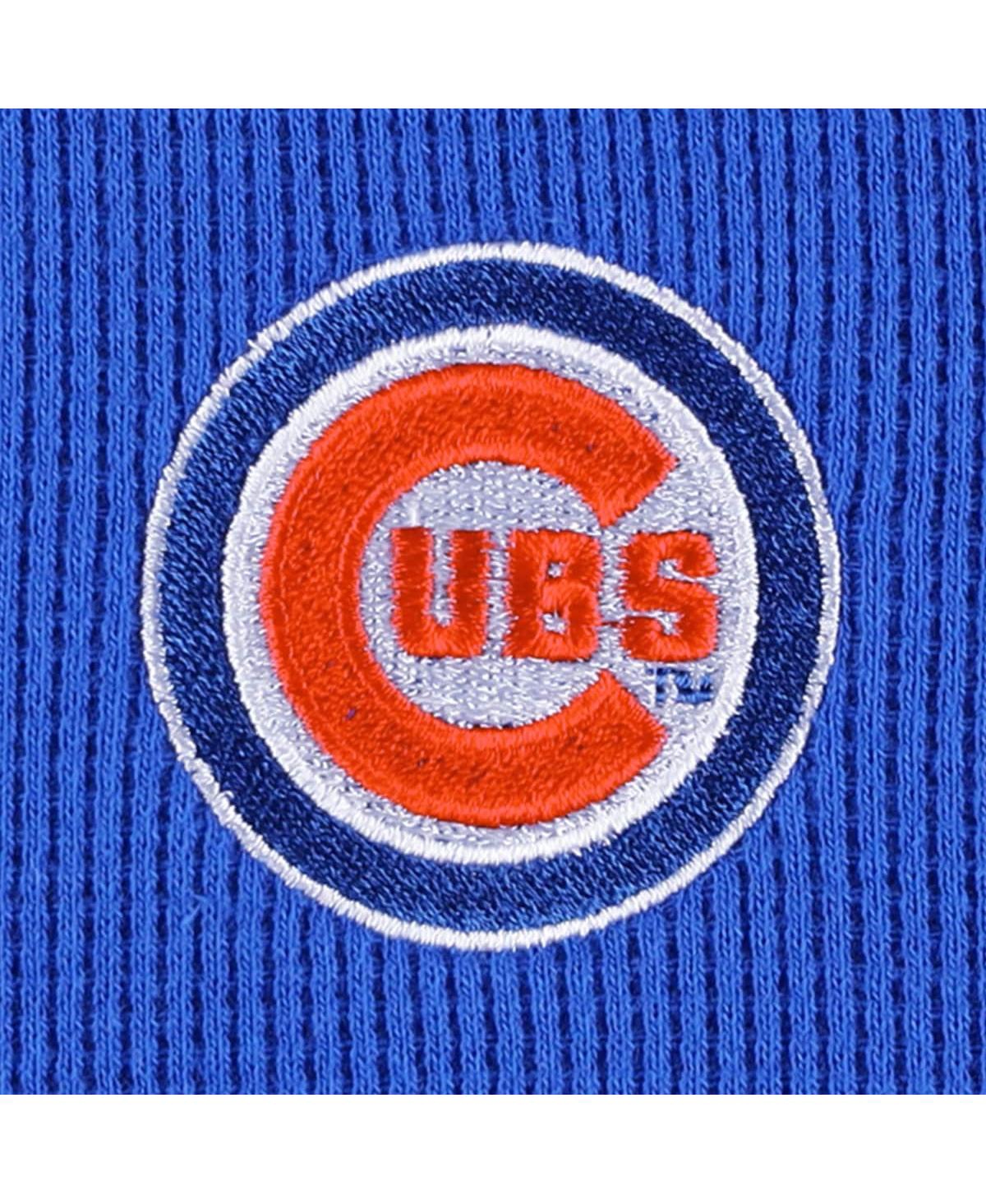 DUNBROOKE MEN'S DUNBROOKE CHICAGO CUBS ROYAL MAVERICK LONG SLEEVE T-SHIRT 
