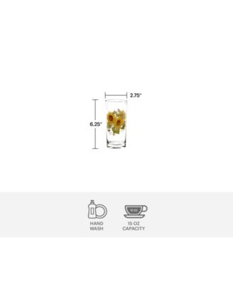 Botanic Garden Highball Glasses, Set of 4