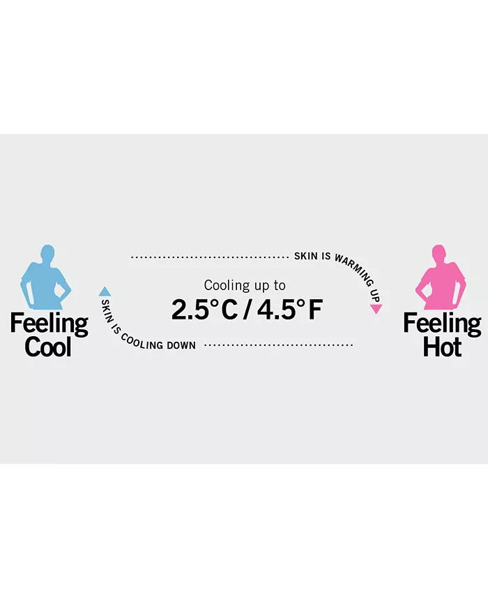Womens Plus size Sleepwell Solid S/S V-Neck T-Shirt with Temperature Regulating Technology - thumbnail 2