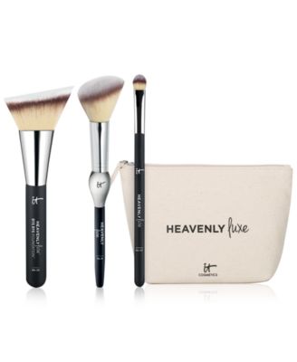 IT Cosmetics Heavenly Luxe full size Brush set & Travel case shops BNIB