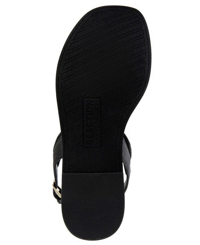 Kenneth Cole REACTION Sandalo Infradito Con Zeppa Donna – Greatly Thong, Taglia 39, Tessuto Naturale - 2