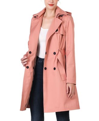 Women's Angie Water Resistant Hooded Trench Coat