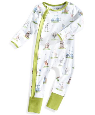 Nola Tawk - Organic Cotton Printed Zip One-Piece Pajamas