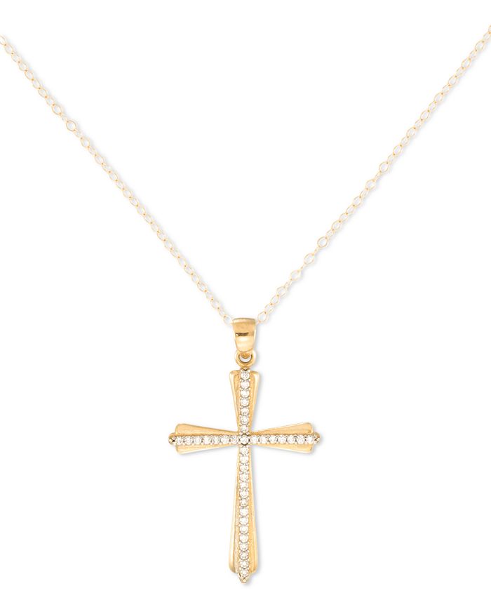 Macys discount cross necklace