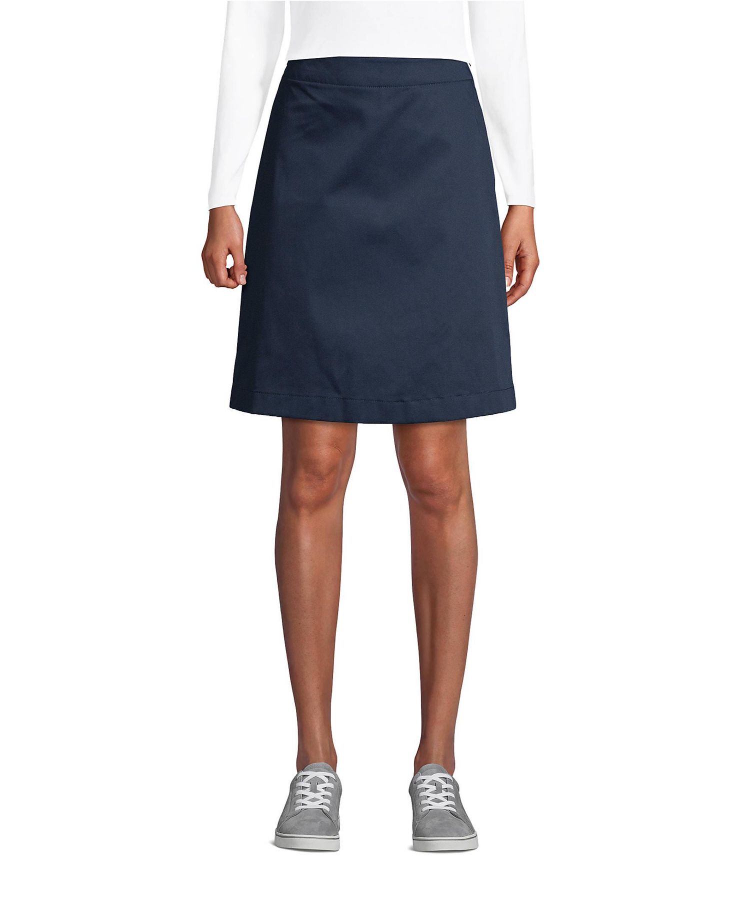 Women's Blend Chino Skort Above Knee