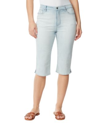 Gloria Vanderbilt periwinkle skimmer cropped pants size 10. - $10 - From  Christina