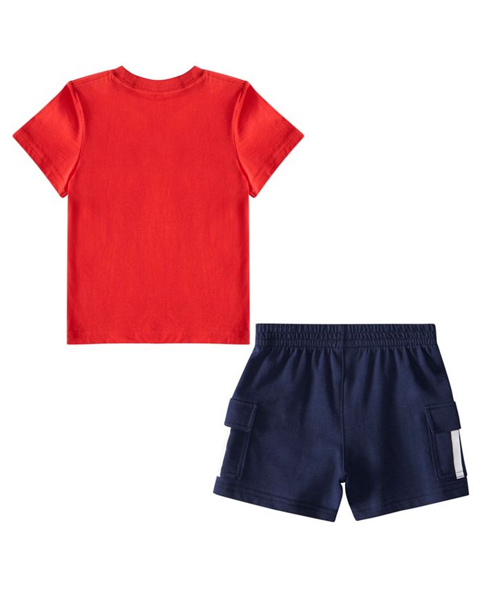 adidas Baby Boys T Shirt and French Terry Cargo Shorts, 2 Piece Set ...