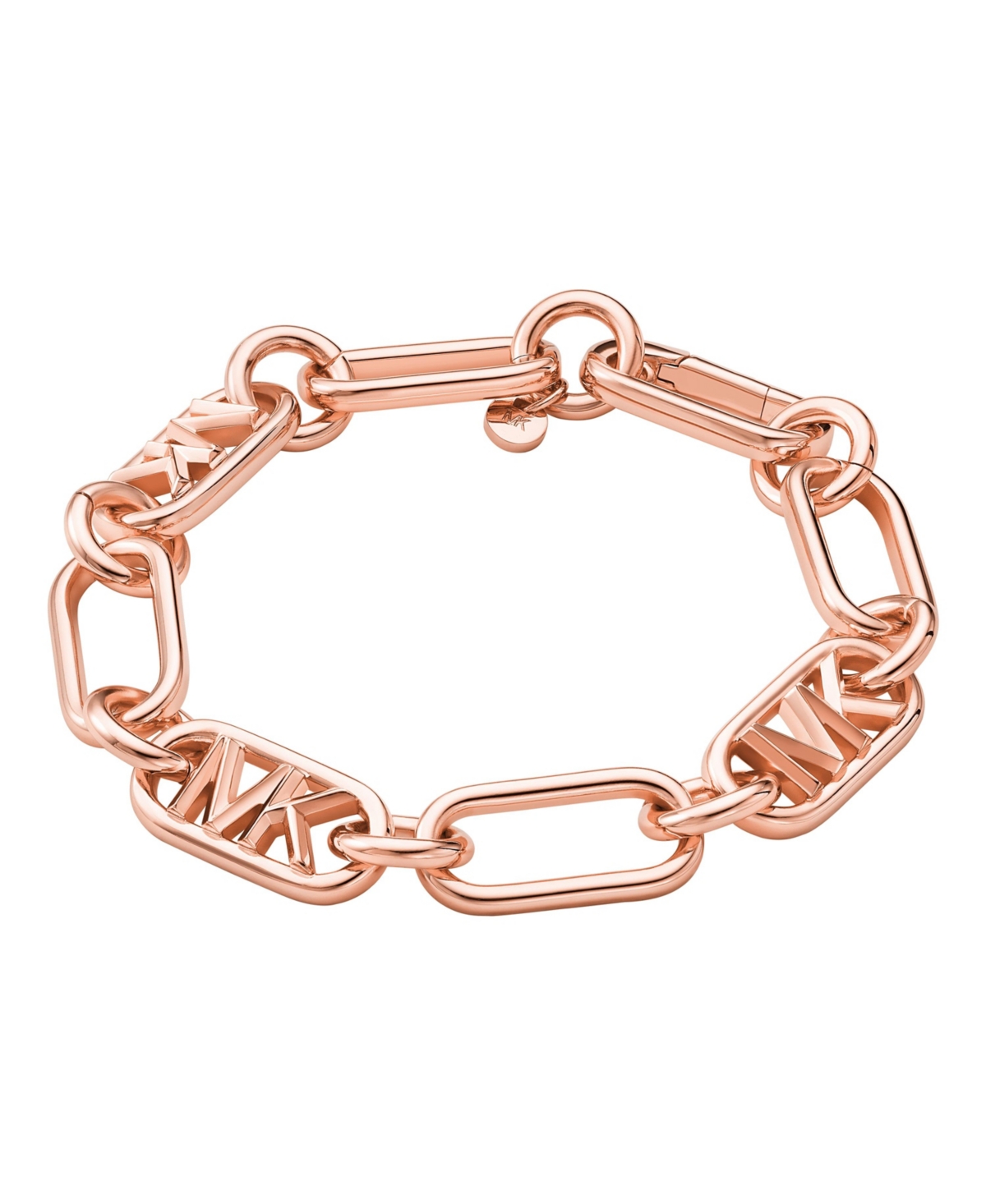 Michael Kors Precious Metal-plated Brass Chain Link Bracelet In Rose Gold