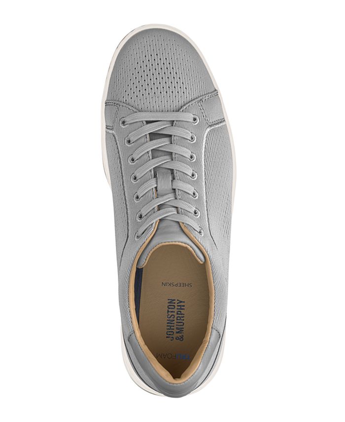 Johnston & Murphy Men's Daxton Knit Lace-Up Sneakers - Macy's