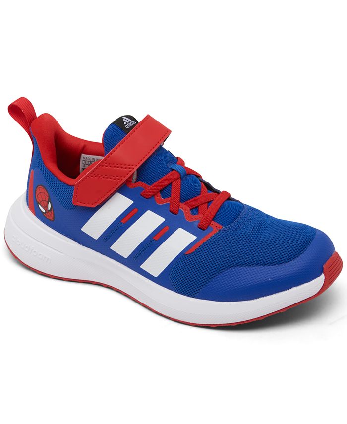 adidas Little Kids x Sneakers Spider-Man Line Strap - Macy\'s Finish Casual from Fortarun 2.0 Marvel Adjustable