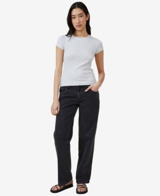 Women's The One Rib Crew Short Sleeve T-shirt