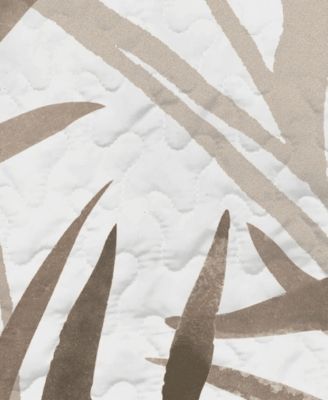 Palm Leaf Tropical Jungle 2-Piece Quilt Set, Twin