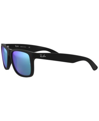 Unisex Low Bridge Fit Sunglasses, RB4165F JUSTIN COLOR MIX