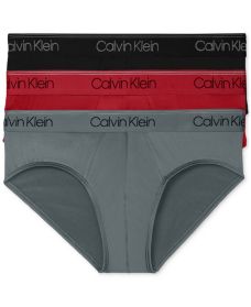 Calvin Klein Men s 3 Pack Microfiber Stretch Low Rise Briefs