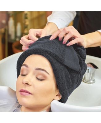 Bleach-Safe Cotton Salon Towels (12 Pack), Full Size 16x28 in., Solid Color, Absorbent Hair Drying Towel, Perfect for Salon and Spa