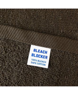 Bleach-Safe Cotton Salon Towels (12 Pack), Full Size 16x28 in., Solid Color, Absorbent Hair Drying Towel, Perfect for Salon and Spa