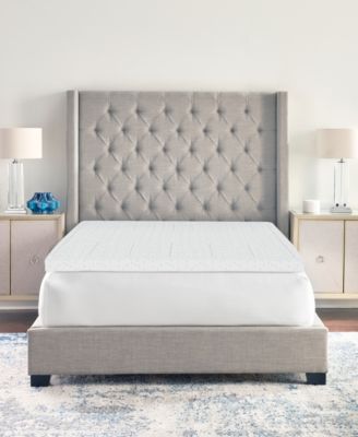 3" Zoned Comfort Memory Foam Mattress Topper with Cooling Cover, Twin, Exclusively at Macy’s