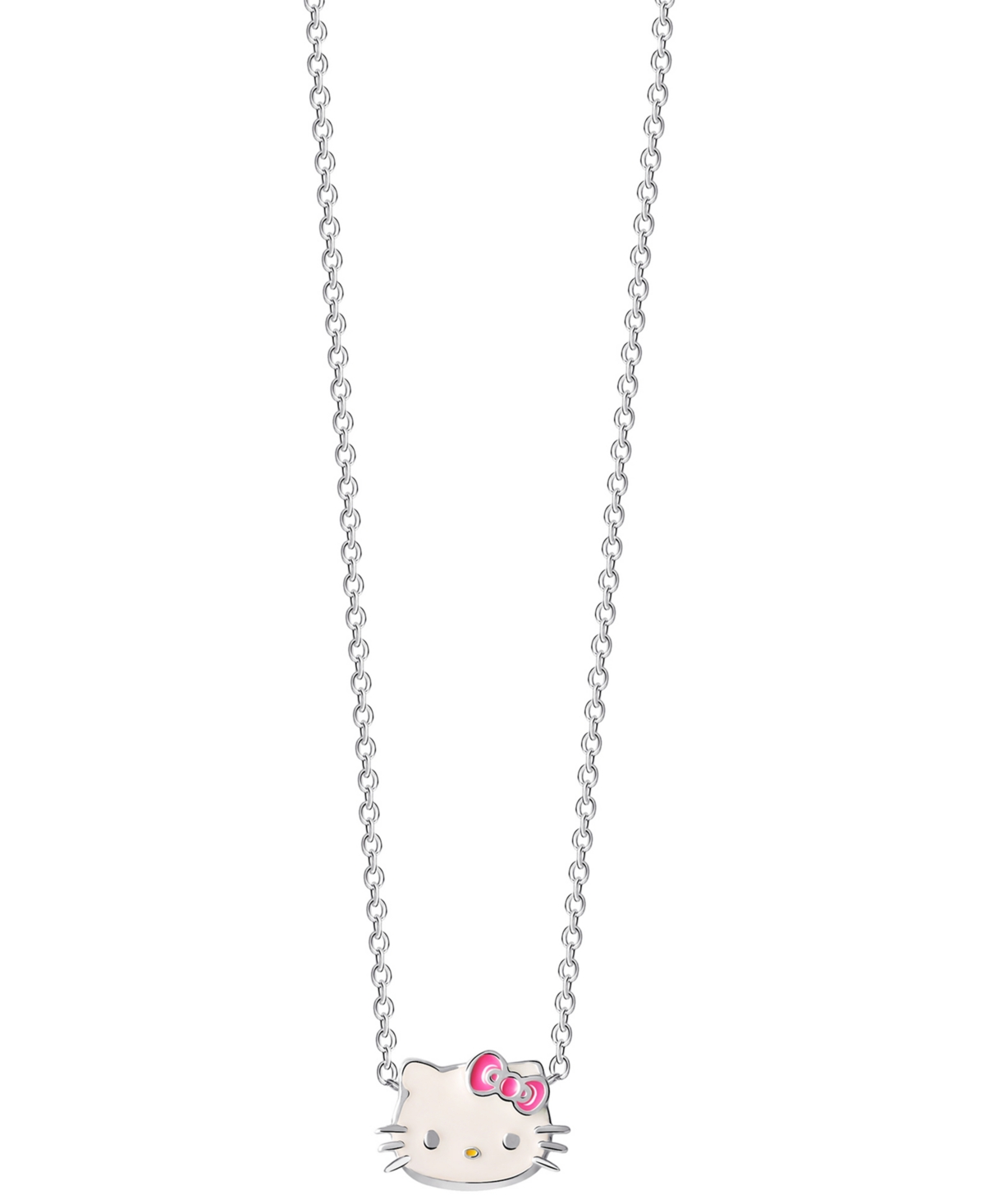 Giani Bernini Hello Kitty Enamel Pendant Necklace in Sterling 16