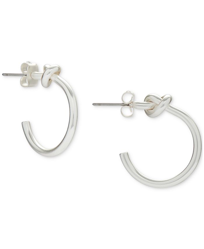 Lucky brand silver hoop best sale earrings