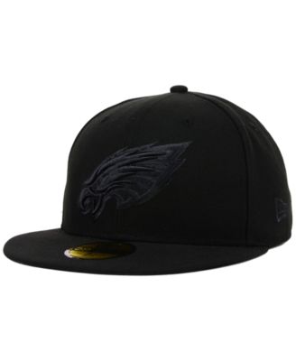 all black philadelphia eagles hat