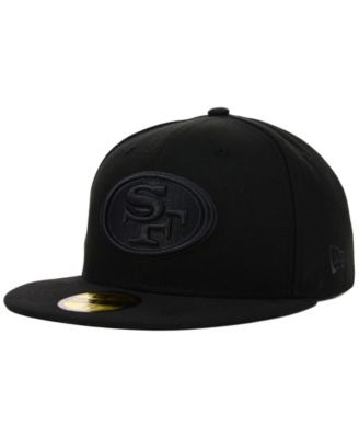 all black 49ers hat