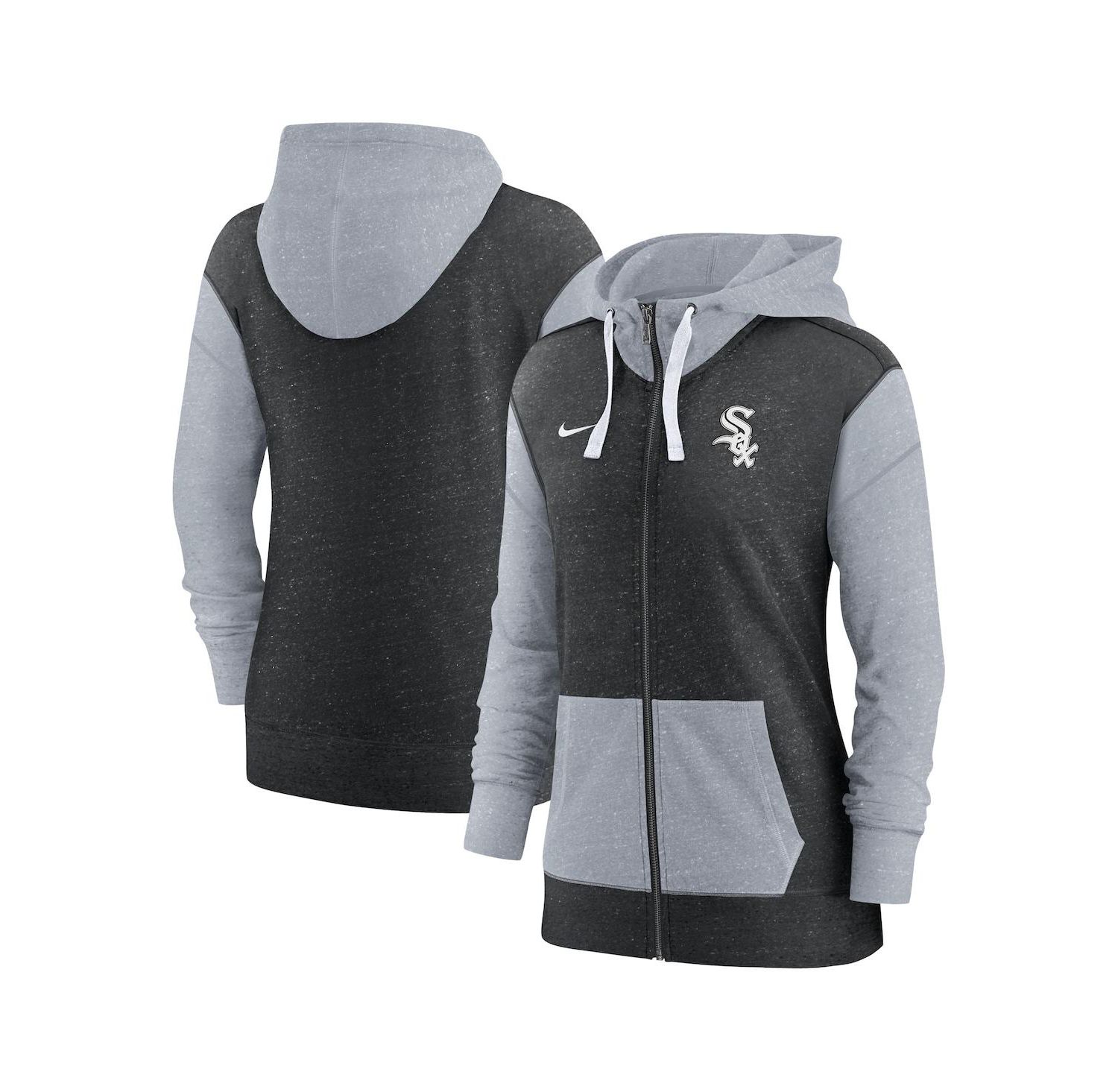 Women's Black Chicago White Sox Full-Zip Hoodie